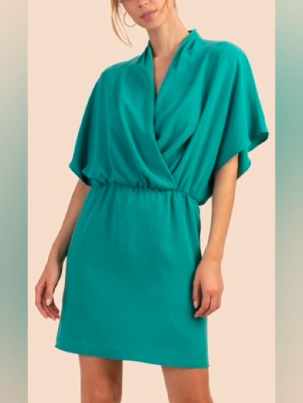 Trina Turk Concourse Green Mini Dress S NWT